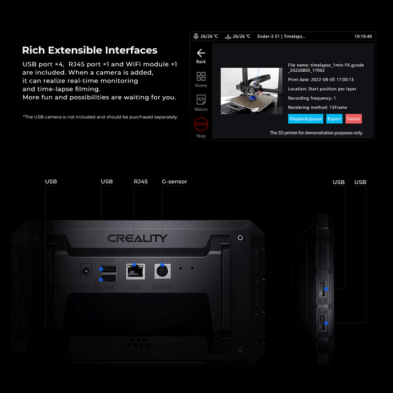 Creality 3D Creality Sonic Pad Smart Pad Based on Klipper Firmware for FDM 3D Printers